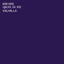 #2B1850 - Valhalla Color Image