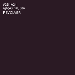 #2B1A24 - Revolver Color Image