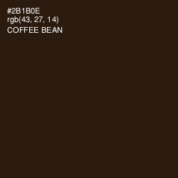 #2B1B0E - Coffee Bean Color Image