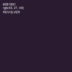 #2B1B31 - Revolver Color Image