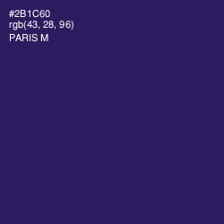 #2B1C60 - Paris M Color Image