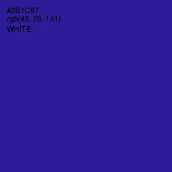 #2B1C97 - Blue Gem Color Image