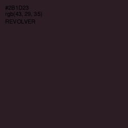 #2B1D23 - Revolver Color Image