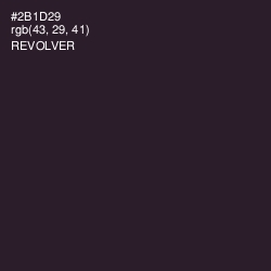 #2B1D29 - Revolver Color Image