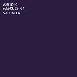 #2B1D40 - Valhalla Color Image