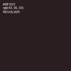 #2B1E21 - Revolver Color Image