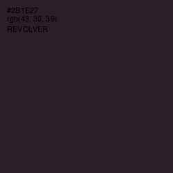 #2B1E27 - Revolver Color Image