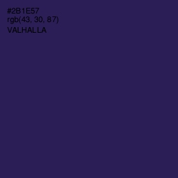 #2B1E57 - Valhalla Color Image