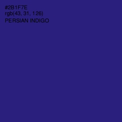 #2B1F7E - Persian Indigo Color Image