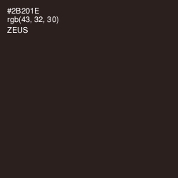 #2B201E - Zeus Color Image