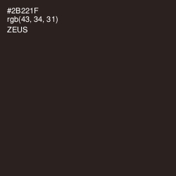#2B221F - Zeus Color Image