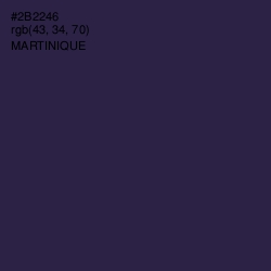 #2B2246 - Martinique Color Image