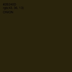 #2B240D - Onion Color Image