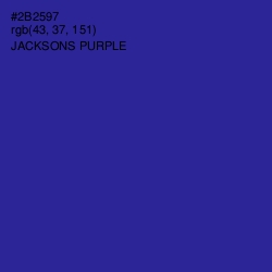 #2B2597 - Jacksons Purple Color Image