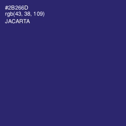 #2B266D - Jacarta Color Image