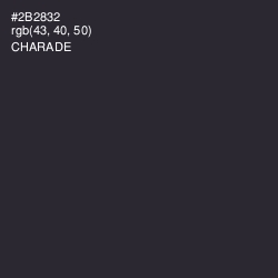 #2B2832 - Charade Color Image