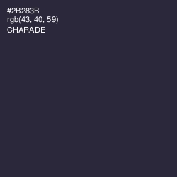 #2B283B - Charade Color Image