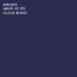 #2B2A53 - Cloud Burst Color Image