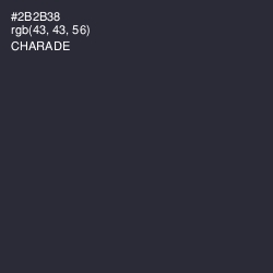#2B2B38 - Charade Color Image