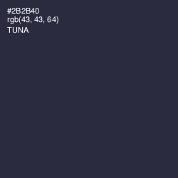 #2B2B40 - Tuna Color Image