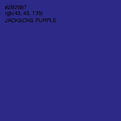 #2B2B87 - Jacksons Purple Color Image