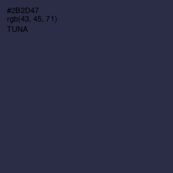 #2B2D47 - Tuna Color Image