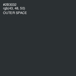#2B3032 - Outer Space Color Image