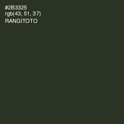 #2B3325 - Rangitoto Color Image