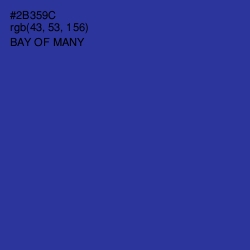 #2B359C - Bay of Many Color Image