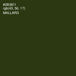 #2B3811 - Mallard Color Image