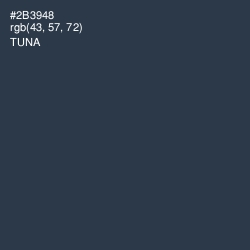 #2B3948 - Tuna Color Image