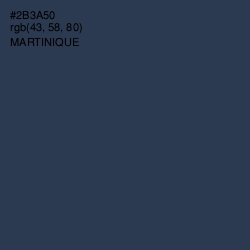 #2B3A50 - Martinique Color Image