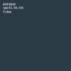 #2B3B45 - Tuna Color Image