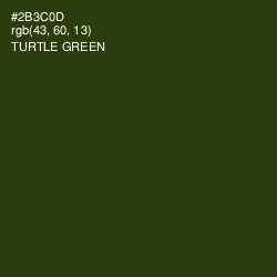 #2B3C0D - Turtle Green Color Image