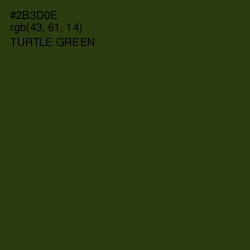 #2B3D0E - Turtle Green Color Image