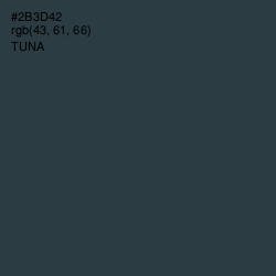 #2B3D42 - Tuna Color Image