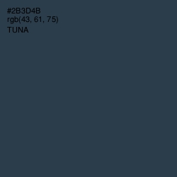 #2B3D4B - Tuna Color Image