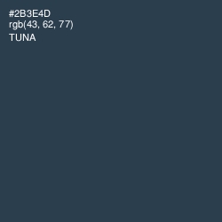 #2B3E4D - Tuna Color Image