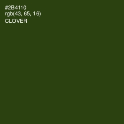 #2B4110 - Clover Color Image