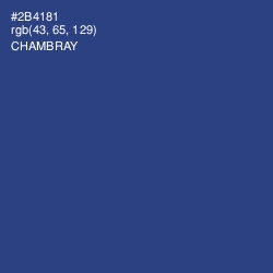 #2B4181 - Chambray Color Image