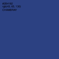 #2B4182 - Chambray Color Image