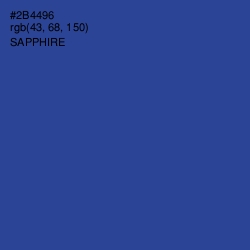 #2B4496 - Sapphire Color Image