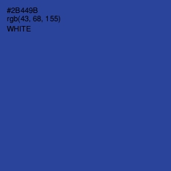 #2B449B - Sapphire Color Image