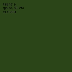 #2B4519 - Clover Color Image