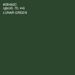 #2B462C - Lunar Green Color Image