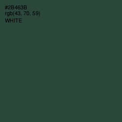 #2B463B - Lunar Green Color Image