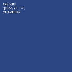#2B4683 - Chambray Color Image