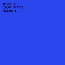 #2B46ED - Mariner Color Image