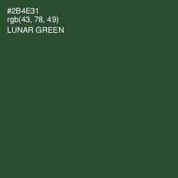 #2B4E31 - Lunar Green Color Image