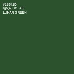 #2B512D - Lunar Green Color Image